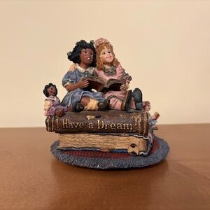 Yesterday’s Child “Grace & Faith…I Have A Dream “ Figurine/Music Box